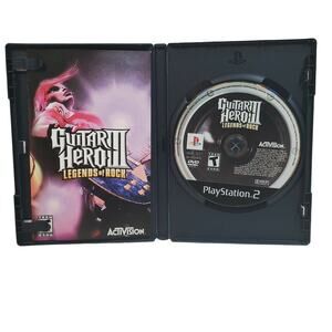 Guitar Hero 3 Legends of Rock PS2 Playstation 2 w/ Manual